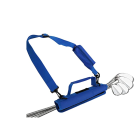 Golf Club Bag; Foldable Portable Practice Bag; Golf Supplies (Color: Blue)